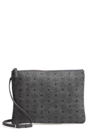 Mcm Visetos Original Pouch - Grey