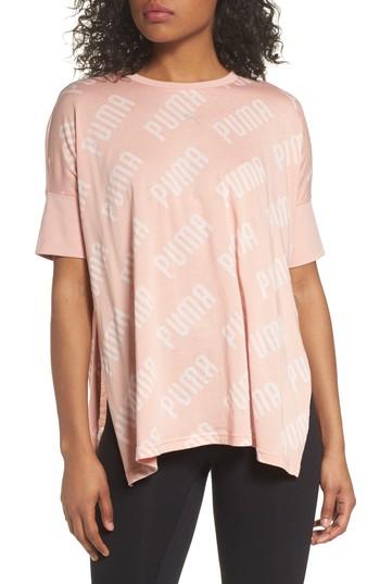 Women's Puma En Pointe Wide Tee - Pink