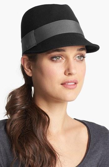 Nordstrom 'captain' Cap Black/