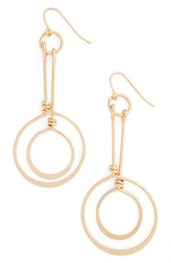 Women's Natasha Couture Double Circle Earrings