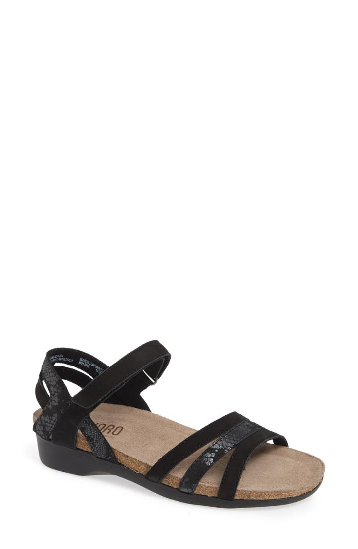 Women's Munro Summer Sandal M - Black