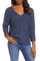 Women's Lucky Brand Multi Fleck Sweater - Blue