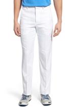 Men's Bobby Jones 'tech' Flat Front Wrinkle Free Golf Pants - White