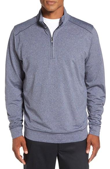Men's Cutter & Buck 'shoreline' Quarter Zip Pullover