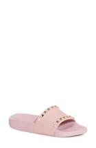 Women's Valentino Garavani Rockstud Slide Sandal Us / 41eu - Pink
