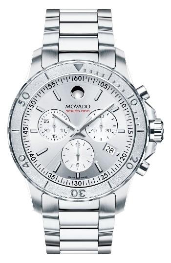 Men's Movado 'series 800' Chronograph Bracelet Watch, 42mm