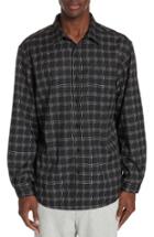 Men's Stampd Core Flannel Shirt - Black