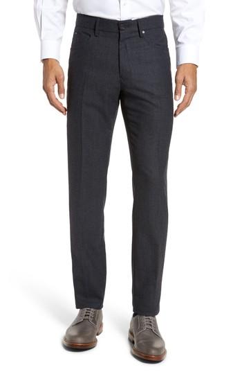 Men's Incotex Five-pocket Wool & Cashmere Pants - Blue