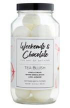 Weekends & Chocolate Tea Blush Bath Fizzies