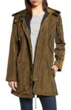 Women's Vince Camuto Drawcord Parka - Green