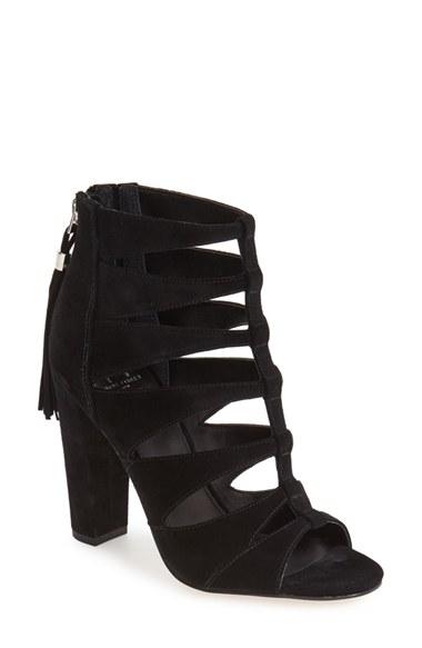 Women's Marc Fisher Ltd 'hindera' Gladiator Sandal M - Black