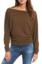 Women's Free People Valencia Off The Shoulder Pullover - Green