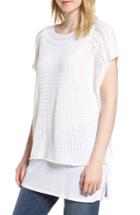 Women's Eileen Fisher Organic Cotton Sweater, Size /x-small - White