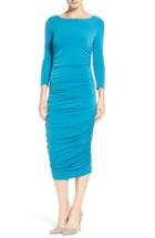 Women's Catherine Catherine Malandrino 'lansbury' Ruched Sheath Dress - Blue/green
