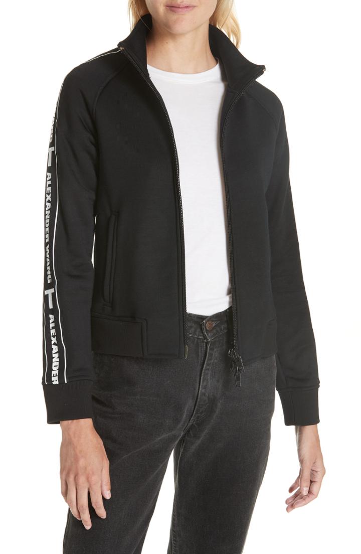 Women's T By Alexander Wang French Terry Track Jacket
