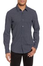 Men's Boss Lance Regular Fit Print Sport Shirt - Blue