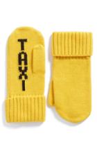 Women's Kate Spade New York Taxi Mittens, Size - Yellow
