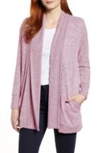 Women's Gibson Cozy Ribbed Cardigan, Size - Red