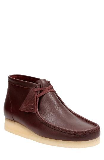 Men's Clarks Originals 'wallabee' Boot M - Burgundy