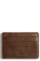 Men's Shinola Leather Card Case - Green