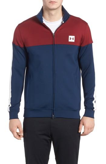 Men's Under Armour Sportstyle Track Jacket, Size - Blue