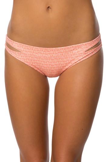 Women's O'neill Tide Bikini Bottoms - Coral