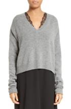 Women's Mcq Alexander Mcqueen Wool & Cashmere Cutout Sweater