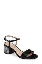 Women's Pelle Moda Alicia Block Heel Sandal M - Black