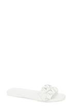 Women's Mercedes Castillo Matilda Slide Sandal M - White