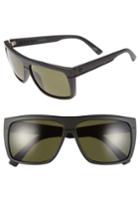 Women's Electric 'black Top' 60mm Polarized Flat Top Sunglasses - Matte Black/ Grey Polar