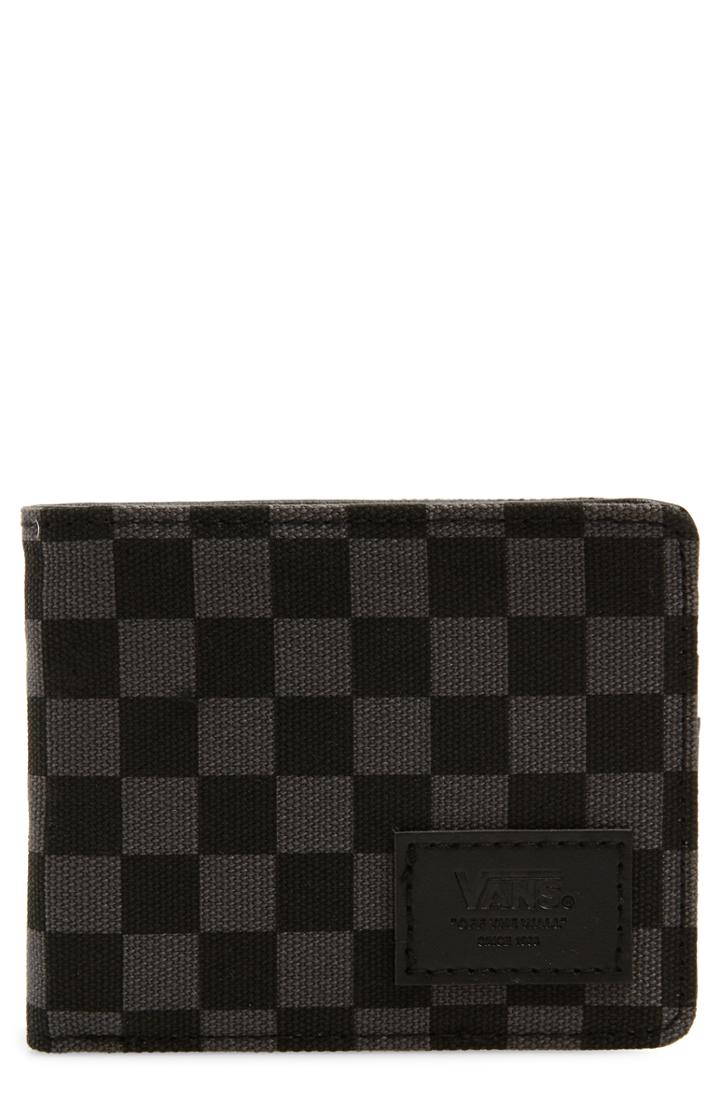 Men's Vans Boyd Iii Checkerboard Wallet - Grey