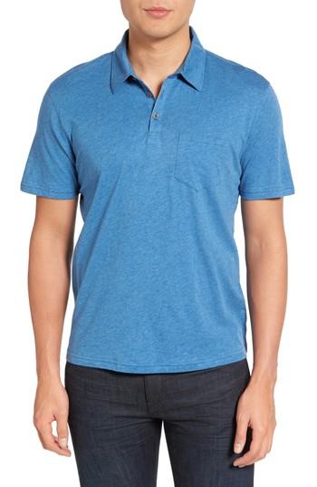 Men's Zachary Prell Breve Jersey Polo, Size - Blue