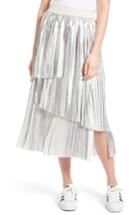 Women's Kye Layered Pleat Midi Skirt