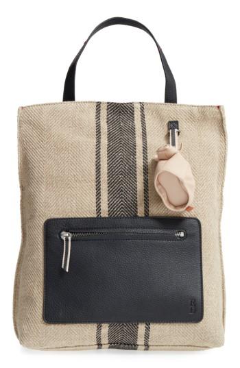 Ed Ellen Degeneres Fremont Woven Backpack - Grey