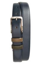 Men's Ted Baker London Shrubs Leather Belt - Navy