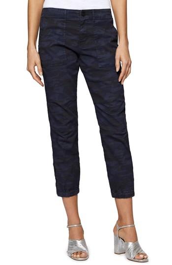 Women's Sanctuary Peace Trooper Camo Crop Pants - Blue