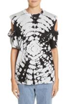 Women's Toga Tie Dye Cold Shoulder Top Us / 36 Fr - Black