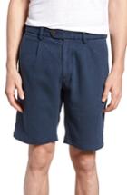 Men's Nifty Genius Thomas Fit Pleated Shorts, Size 32 - Blue