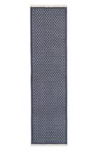 Women's Gucci Gg Jacquard Wool Scarf, Size - Blue