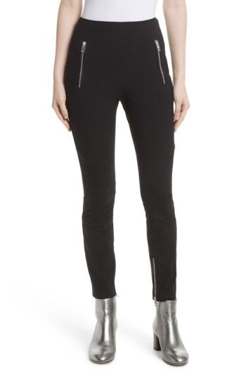 Women's Rag & Bone Collier Cotton Blend Crop Pants - Black