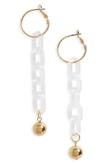 Women's Bp. Transparent Chain Statement Earrings