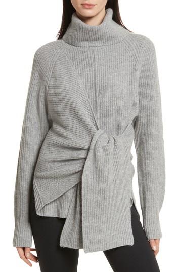 Women's Brochu Walker Bree Wrap Waist Sweater - Grey