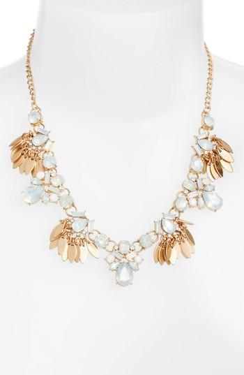 Women's Halogen Jewel & Petal Statement Necklace