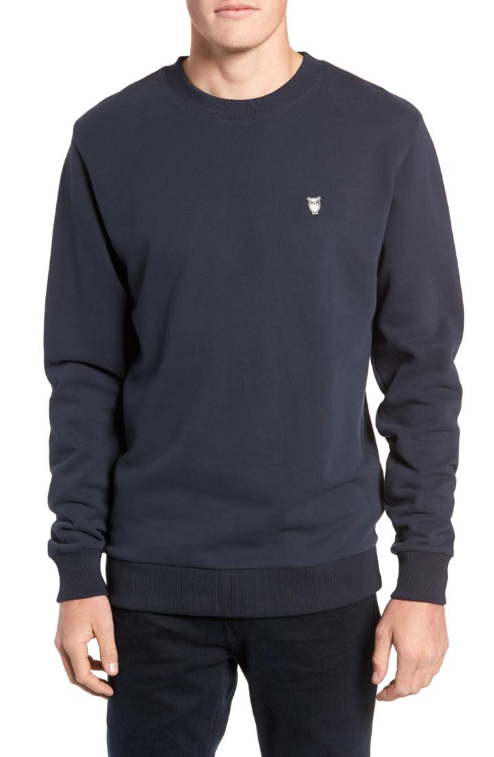 Men's Knowledgecotton Apparel Owl Sweatshirt