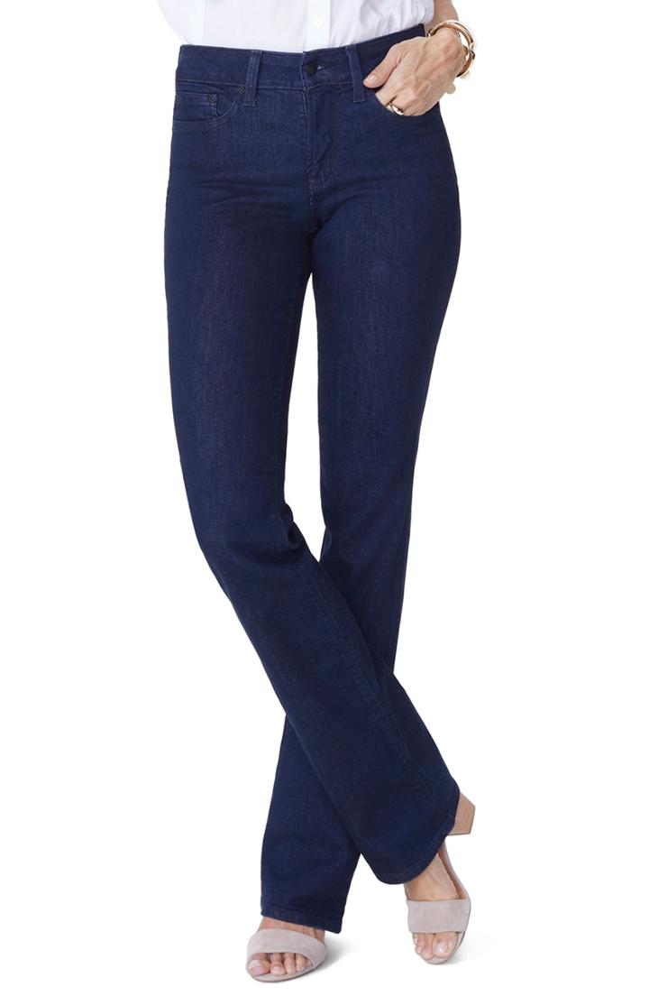 Women's Nydj Barbara High Waist Stretch Bootcut Jeans (similar To 14w) - Blue