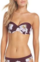 Women's Ted Baker London Gardea Gardenia Underwire Bikini Top C/d - Burgundy