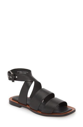 Women's Topshop Fume Strappy Sandal .5us / 37eu M - Black