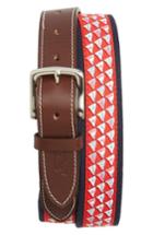 Men's Vineyard Vines Nautical Flags Canvas Belt