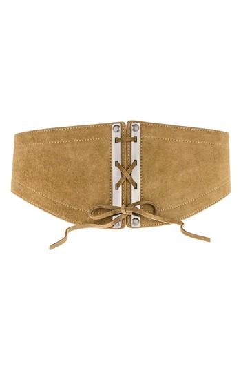 Women's Lovestrength Roxy Corset Belt - Tan
