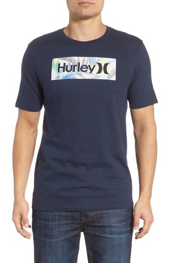Men's Hurley One & Only Topics Graphic T-shirt - Blue